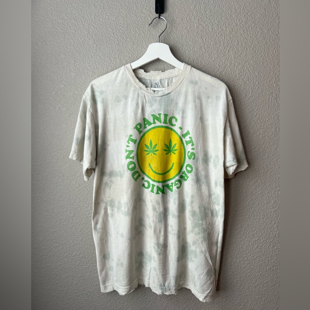 “Don’t Panic, It’s Organic” Shirt, size L